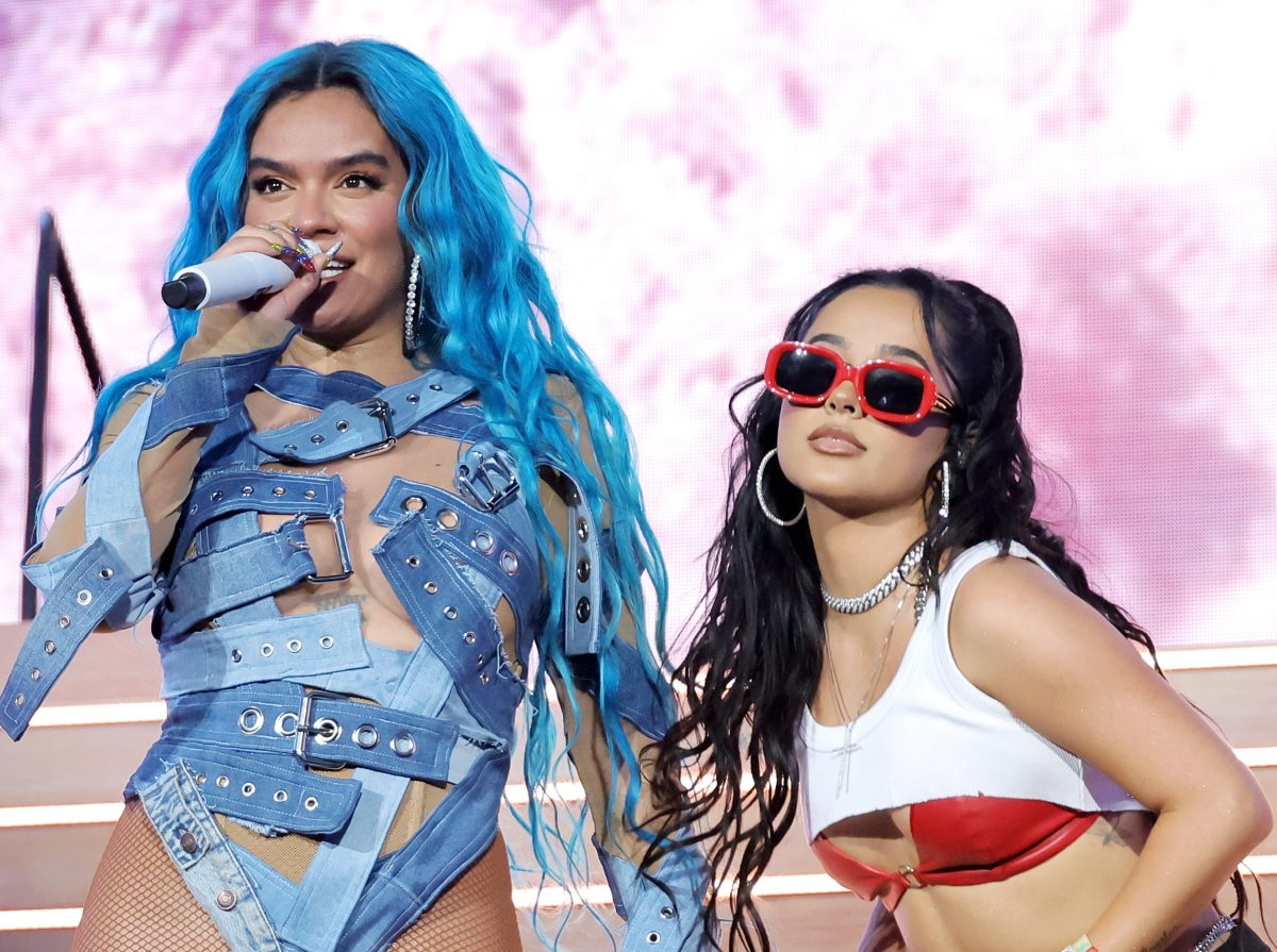 Becky G llora con Karol G en Colombia y le dedica mensaje en Instagram: “Te quiero mucho”