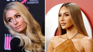 Kim Kardashian celebró la Navidad junto a su amiga Paris Hilton.