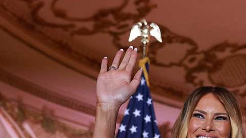 Melania Trump, exprimera dama de la nación