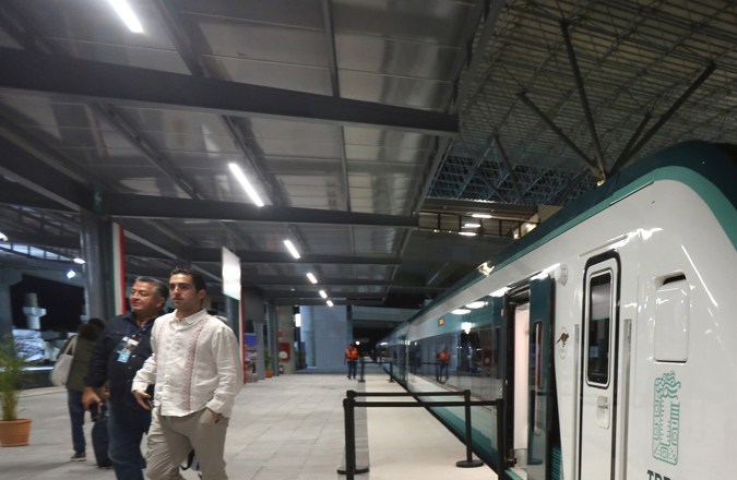 AMLO inaugura segundo tramo del Tren Maya en el sureste mexicano