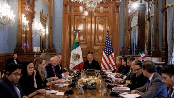 Una comitiva de alto nivel de EE.UU. se reunió con el presidente de México, Andrés Manuel López Obrador.