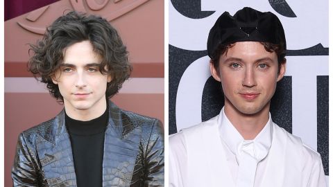 Timothée Chalamet y Troye Sivan