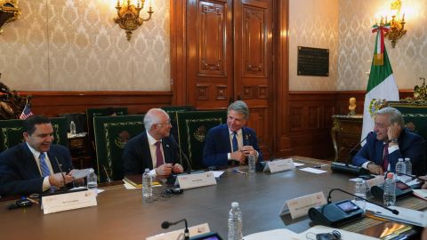 El presidente de México en la reunión con congresistas de EE.UU.