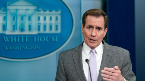 John Kirby, portavoz del Consejo de Seguridad Nacional de la Casa Blanca.