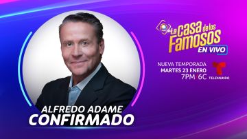 Alfredo Adame es parte de las 23 celebridades confirmadas para La Casa de los Famosos 4.
