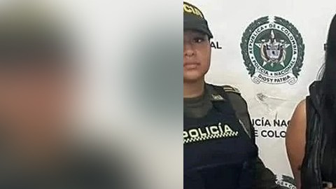Arresto de mujeres en Colombia