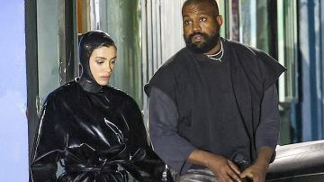 Bianca Censori y Kanye West en Los Ángeles.
