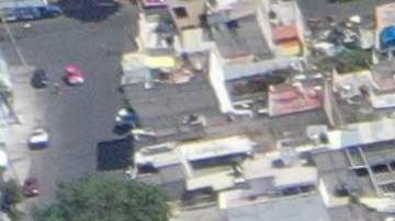 Aerial view of the empty Azteca stadium in Mexico City on March 22, 2020, as the Mexican football torunamnet was postponed prevent the spread of the new coronavirus. (Photo by ALFREDO ESTRELLA / AFP) (Photo by ALFREDO ESTRELLA/AFP via Getty Images)