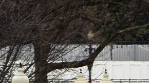 El expresidente Trump lideró un mitin en Washington, D.C., el 6 de enero del 2021.