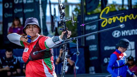 Alejandra Valencia se sigue preparando para París 2024.