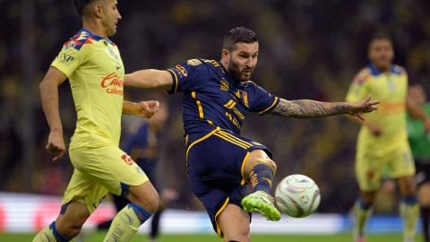 El experimentado delantero francés Andre-Pierre Gignac se lastimó durante un entrenamiento.