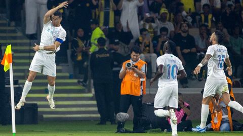 Cristiano Ronaldo logró colarse en la lista desde el fútbol de Arabia Saudita.