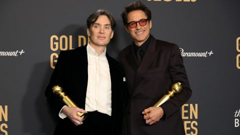 Cillian Murphy y Robert Downey Jr. obtuvieron las estatuillas como Mejor actor en una película dramática y Mejor actor de reparto en cualquier película.