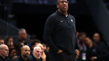 CHARLOTTE, NORTH CAROLINA - JANUARY 10: Sacramento Kings head coach Mike Brown looks on during the first quarter of the game against the Charlotte Hornets at Spectrum Center on January 10, 2024 in Charlotte, North Carolina. NOTE TO USER: User expressly acknowledges and agrees that, by downloading and or using this photograph, User is consenting to the terms and conditions of the Getty Images License Agreement. (Photo by Jared C. Tilton/Getty Images)