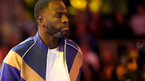 SAN FRANCISCO, CALIFORNIA - JANUARY 10: Draymond Green #23 of the Golden State Warriors stands on the court during player introductions before their game against the New Orleans Pelicans at Chase Center on January 10, 2024 in San Francisco, California. NOTE TO USER: User expressly acknowledges and agrees that, by downloading and or using this photograph, User is consenting to the terms and conditions of the Getty Images License Agreement. (Photo by Ezra Shaw/Getty Images)