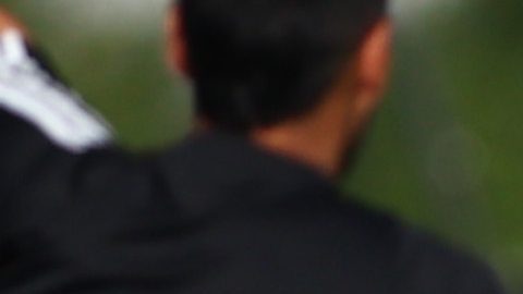 FORT LAUDERDALE, FLORIDA - JANUARY 13: Lionel Messi #10 and Luis Suarez #9 of Inter Miami CF look on during an Inter Miami CF Training Session at Florida Blue Training Center on January 13, 2024 in Fort Lauderdale, Florida. (Photo by Megan Briggs/Getty Images)