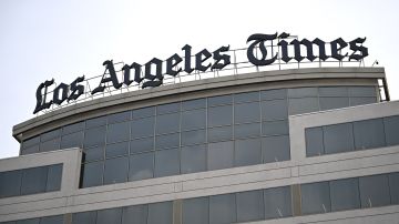 The Los Angeles Times newspaper headquarters in El Segundo, California on January 18, 2024. The LA Times Guild announced online a walkout for Friday, January 19, to protest newsroom layoffs and changes to seniority protections. (Photo by Patrick T. Fallon / AFP) (Photo by PATRICK T. FALLON/AFP via Getty Images)