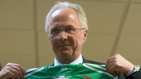 Sven Goran Eriksson dirigió 14 partidos al Tri.