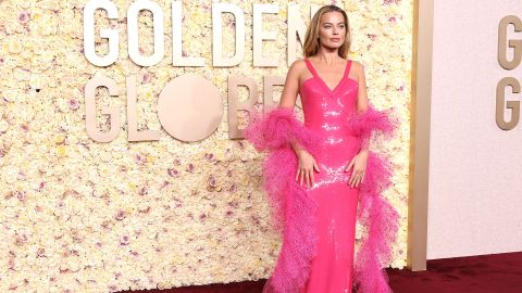 La película Barbie es la más nominada en los Golden Globes 2024.