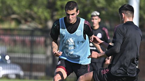 Diego Abreu en las categorías formativas de la selección de México.