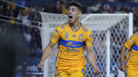 El argentino Juan Brunetta fue el autor del segundo gol de Tigres contra Atlético San Luis.