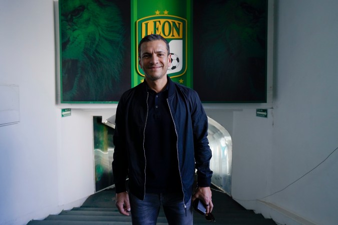 León, Guanajuato a 27 de enero de 2024. ,durante el partido correspondiente a la jornada 3 del torneo Clausura 2024 entre los esmeraldas de León y los santos de Torreón,realizado en el estadio Nou Camp. Foto/ Imago7/Sebastian Laureano Miranda