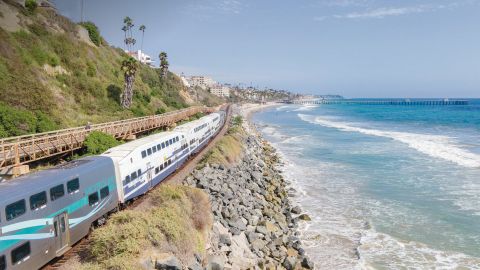 La zona afectada de las vías de Metrolink está en el área de San Clemente.