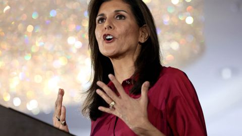 Nikki Haley, aspirante a la candidatura republicana