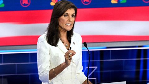 Nikki Haley, aspirante a la candidatura republicana