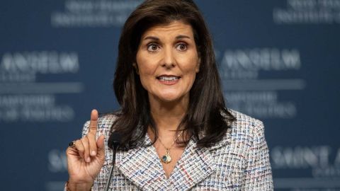 Nikki Haley, aspirante a la candidatura republicana