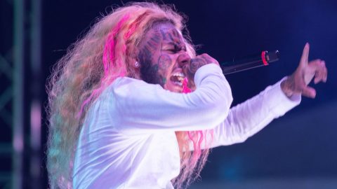 Tekashi 6ix9ine en un concierto en Miami.