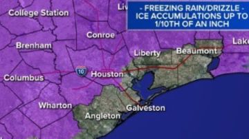 Texas se prepara para fuerte frente frio.