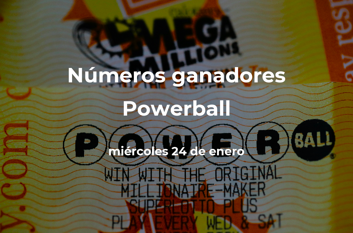 Powerball: Números Ganadores En Vivo Del Sorteo Hoy Miércoles 24 De ...