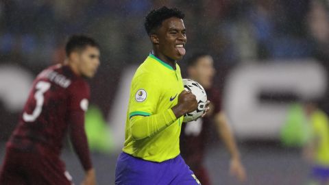 Endrick dio la asistencia para el segundo gol de Brasil.