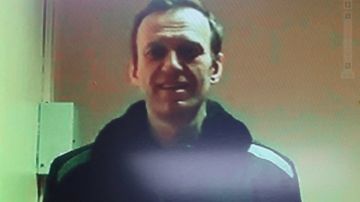 Navalny en prisión.