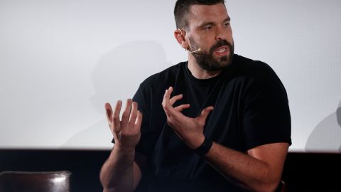 GRAFCAT9041. BARCELONA, 31/01/2024.- El baloncestista Marc Gasol durante la rueda de prensa que ofrece este miércoles en Barcelona en la que ha anunciado su retirada de las canchas. EFE/Toni Albir