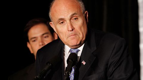 Rudy Giuliani, exalcalde de la ciudad de Nueva York