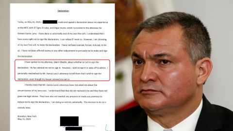 Un recluso federal afirma que un testigo en el juicio a Genaro García Luna le contó de una coordinación con otro testigo.