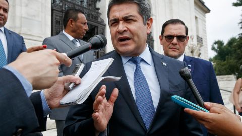 El expresidente de Honduras, Juan Orlando Hernández.