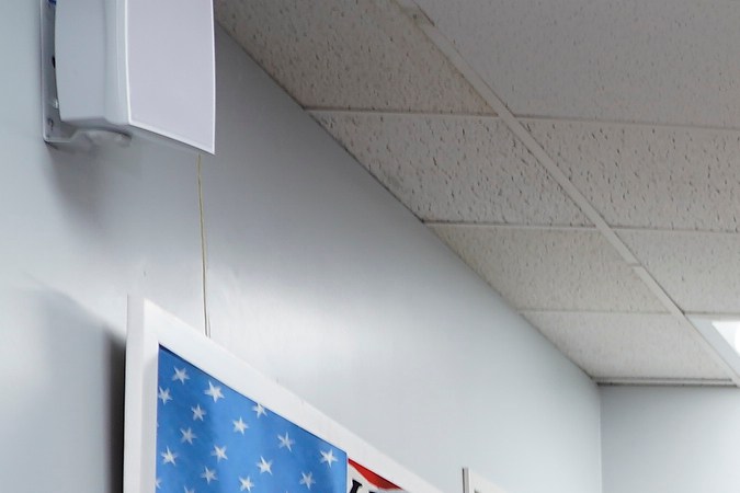 Voters of the immigrant community in Los Angeles County cast their ballots in-person on Ballot Marking Devices at a participating Flex Voting Center set for only one day at the offices of Coalition for Humane Immigrant Rights, CHIRLA, in Los Angeles, Saturday, Nov. 5, 2022. (AP Photo/Damian Dovarganes)