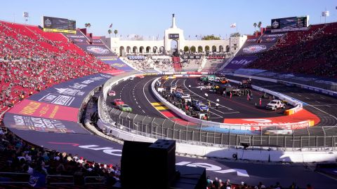 La pasada edición de la Busch Light Clash en el Coliseum de Los Ángeles la ganó Martin Truex Jr.