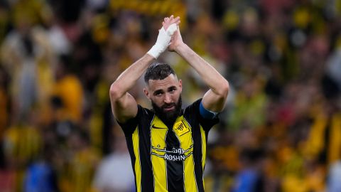 El francés Karim Benzema ha sido protagonistas de rumores sobre su posible salida del Al-Ittihad.