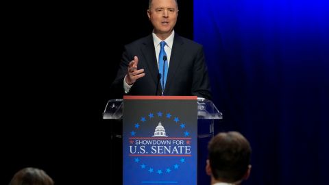 El representante Adam Schiff, candidato a Senador federal por California.