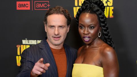 Andrew Lincoln y Danai Gurira