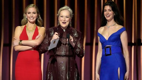 Emily Blunt, Meryl Streep y Anne Hathaway