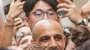 Bianca Censori y Kanye West en Florencia, Italia.