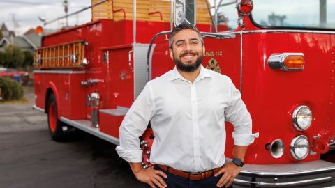 David Girón, candidato a la asamblea de California.