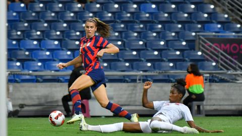 Monterrey, Nuevo León, 18 de julio de 2022. , durante el partido por el primer lugar del Campeonato CONCACAF W, entre la selección de Estados Unidos Femenil y selección de Canadá Femenil, celebrado en el estadio BBVA. Foto: Imago7/Juan Angel Ovalle