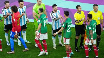México en su derrota ante Argentina en el Mundial de Qatar 2022.