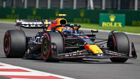 Ciudad de México, 28 de octubre de 2023. Sergio Pérez "Checo" durante las prácticas libres y calificación para el Gran Premio de México 2023 de Fórmula 1, celebradas en el Autódromo Hermanos Rodríguez. Foto: Imago7/Etzel Espinosa